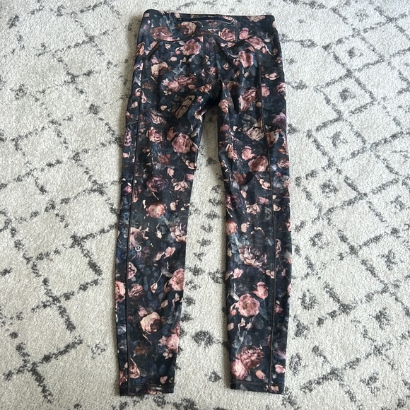 Lululemon Speed Up Tight Leggings Frosted Rose Multi Sz 6 - Picture 5 of 10